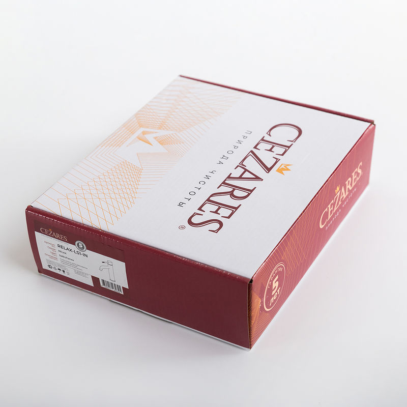 Смеситель для раковины Cezares RELAX-LS1-IN однорычажный с донным клапаном (сатин)