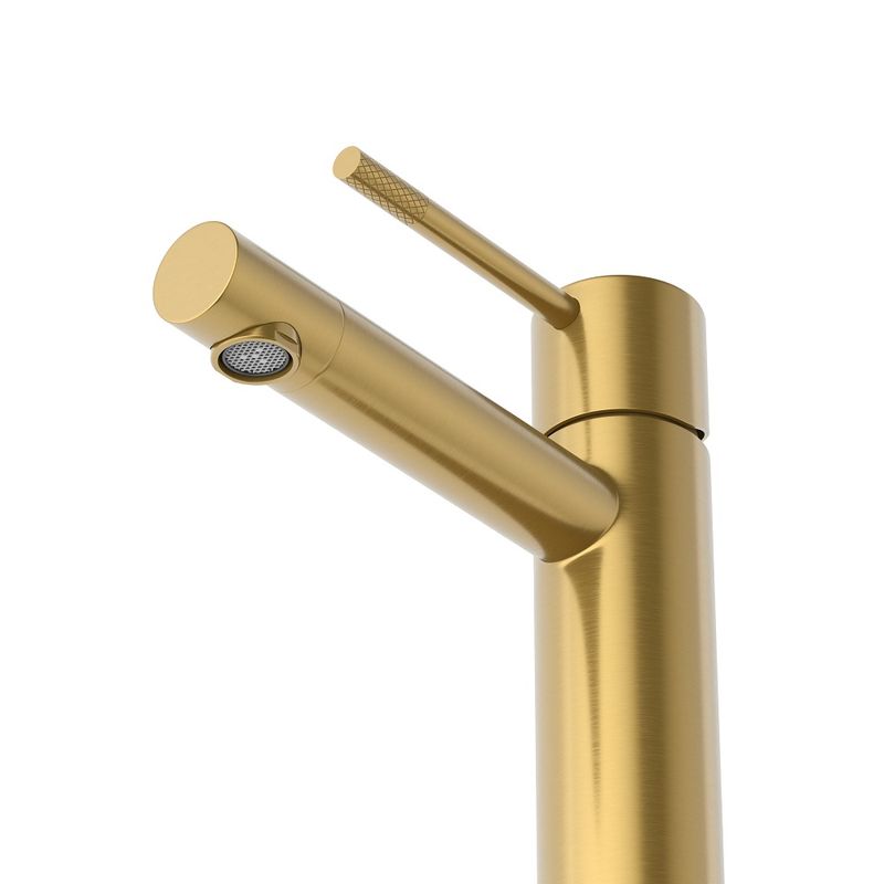 Смеситель для раковины Cezares RELAX-LS2-BORO однорычажный с донным клапаном (брашированное золото)