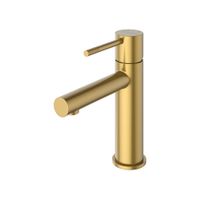 Смеситель для раковины Cezares RELAX-LS2-BORO однорычажный с донным клапаном (брашированное золото) — 1