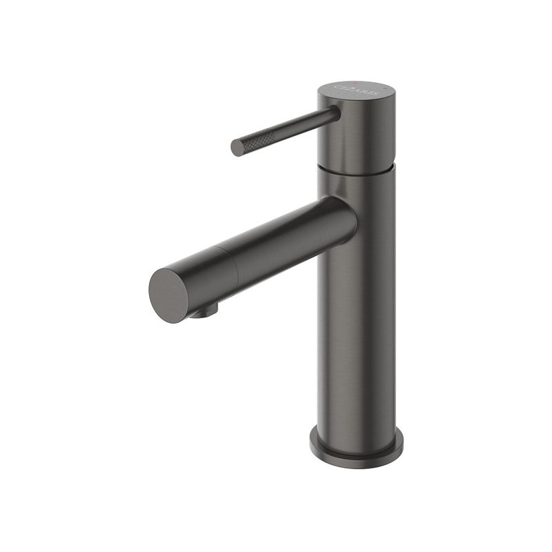 Смеситель для раковины Cezares RELAX-LS2-GM однорычажный с донным клапаном (оружейная сталь)