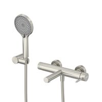 Смеситель для ванны Cezares RELAX-VD-IN однорычажный в комплекте с ручным душем, шлангом и держателем (сатин) — 1