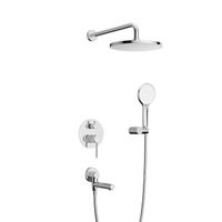 Душевая система скрытого монтажа Cezares RELAX-VDSET-01 с изливом хром — 2