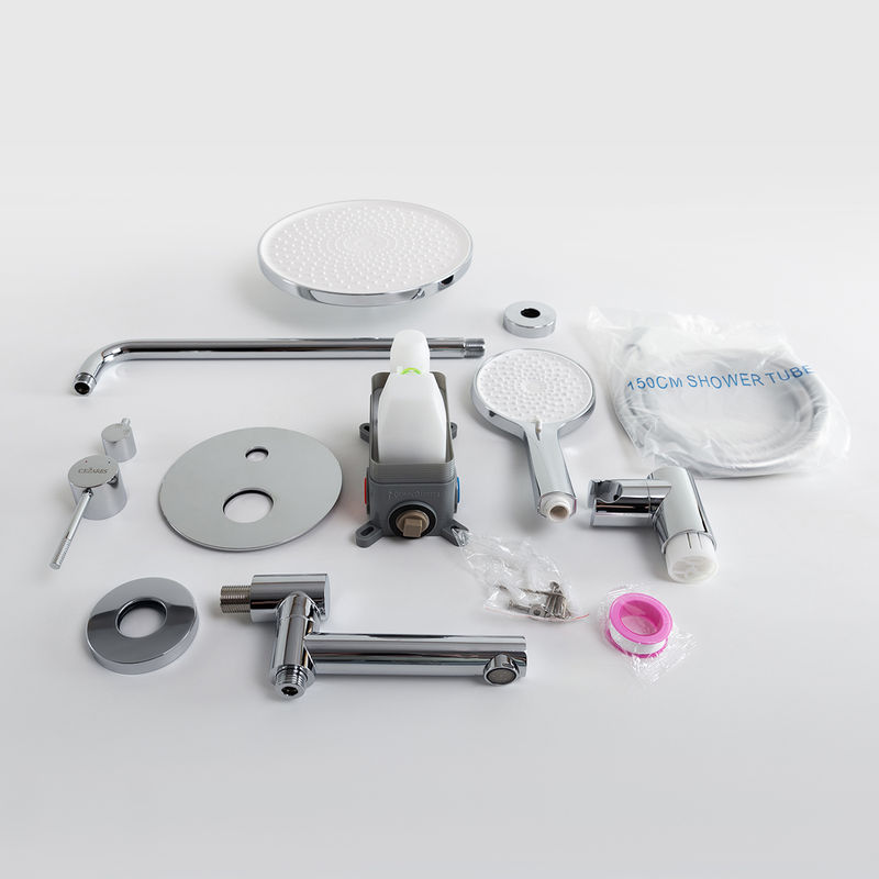 Душевая система скрытого монтажа Cezares RELAX-VDSET-01 с изливом хром