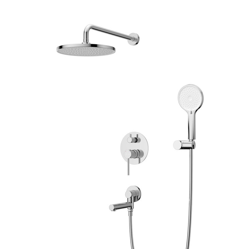 Душевая система скрытого монтажа Cezares RELAX-VDSET-01 с изливом хром