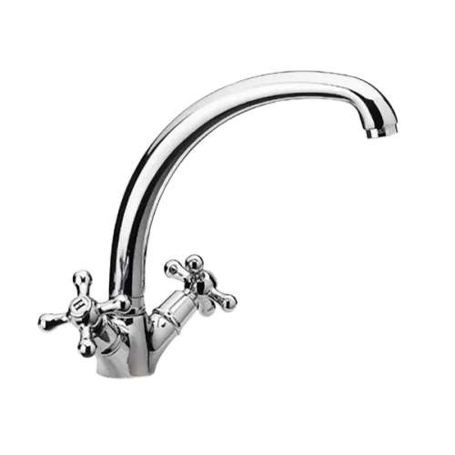 Смеситель для кухни REMER Liberty 43LI с поворотным изливом хром