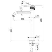 Смеситель для раковины REMER Atelier AL11LXLNO черный матовый — 2