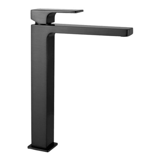 Смеситель для раковины REMER Absolute AU11LCFP черный брашированный хром