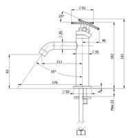 Смеситель для раковины REMER Chrono CH12BO белый матовый — 2