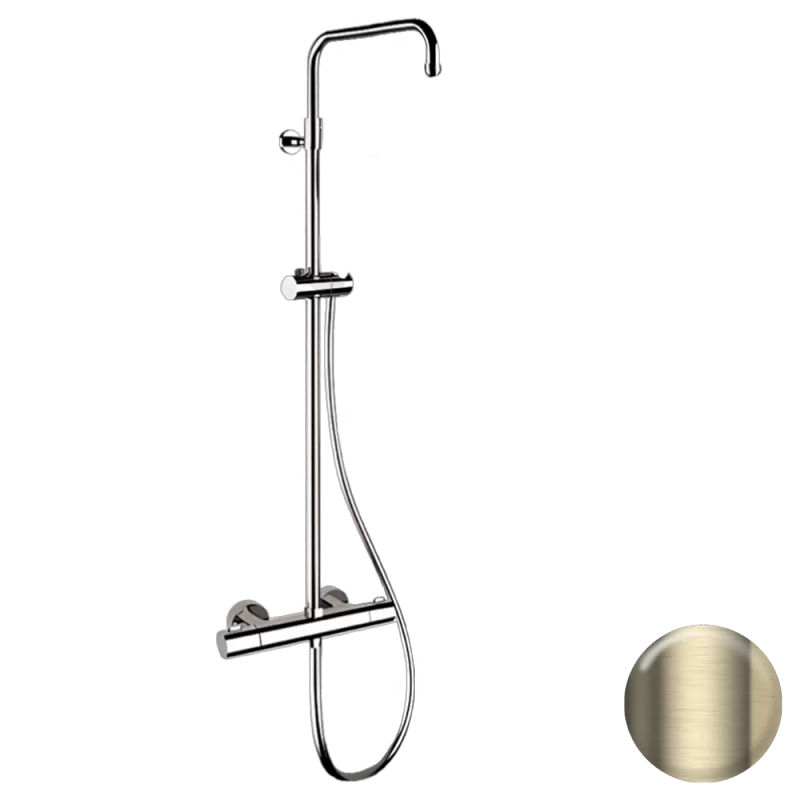 Душевая система REMER Elegance EQ32ASSDCH шампань брашированная pvd