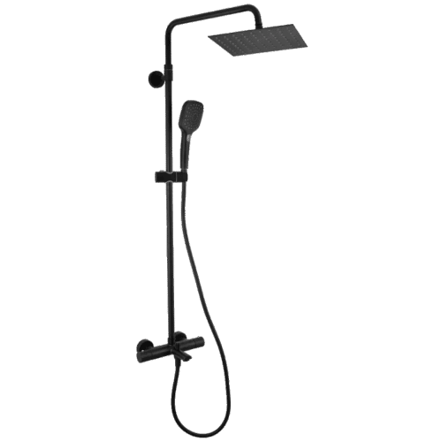 Душевая система REMER Elegance EQ34A8CPUFS25NO черный матовый