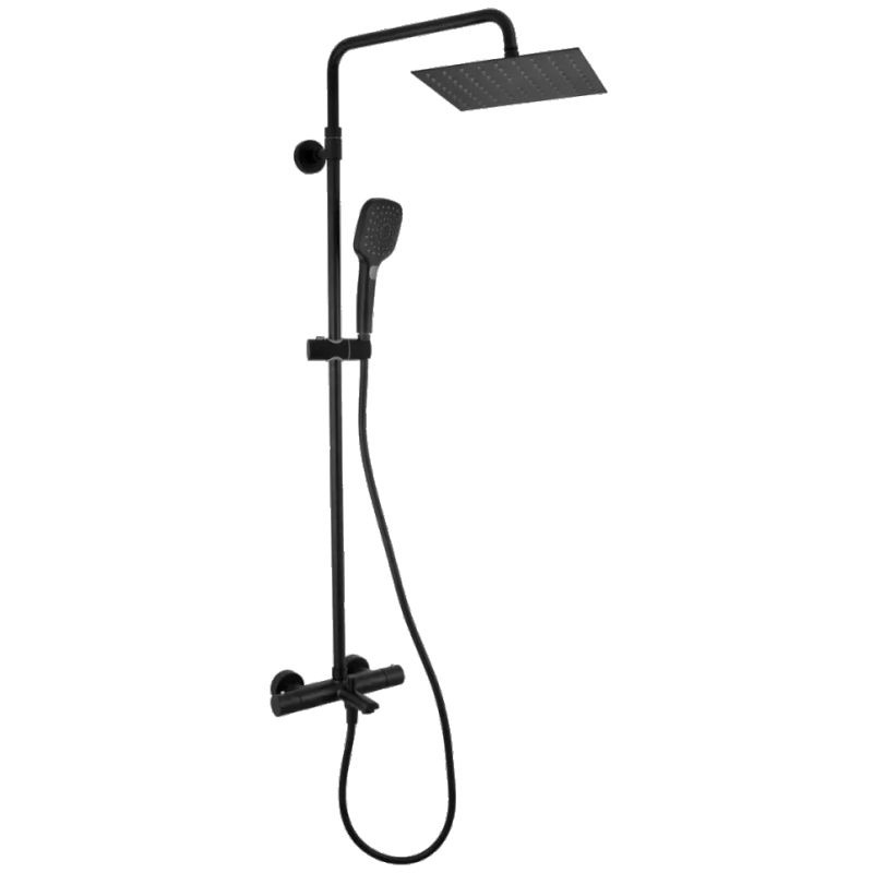 Душевая система REMER Elegance EQ34A8CPUFS25NO черный матовый