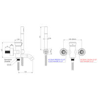 Смеситель для ванны REMER Element ET02XV сталь — 2
