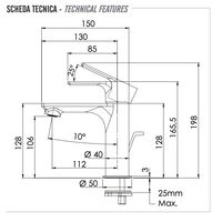 Смеситель для раковины REMER Energy EY10 хром — 2