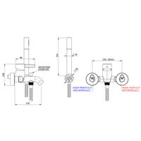 Смеситель для ванны REMER Metrica MC02BG золото брашированное — 2