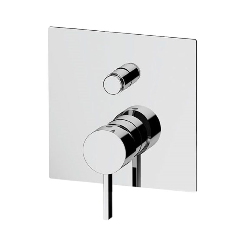 Смеситель скрытого монтажа для душа REMER Metrica MC09Q хром