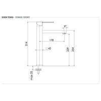 Смеситель для раковины REMER Qubika Q10L — 2