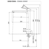 Смеситель для раковины REMER Slash SL11L хром — 2