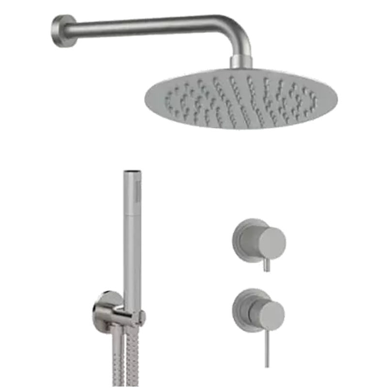 Душевая система скрытого монтажа REMER X-style inox SSX92PS02UFM25 нержавеющая сталь