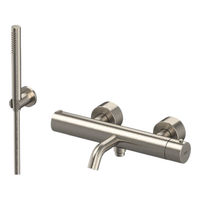 Смеситель для ванны REMER X-style inox SSXT02 нержавеющая сталь — 1