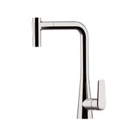 Смеситель для кухни REMER Vanity V81M с поворотным изливом и с выдвижным изливом хром — 1