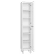 RISACCA white - 35 Пенал напольный, универсальный, белая матовая эмаль