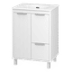 RISACCA white - 60 Тумба напольная 2 дв. 1 ящ., белая матовая эмаль
