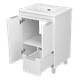 RISACCA white - 60 Тумба напольная 2 дв. 1 ящ., белая матовая эмаль