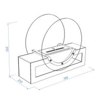 Биокамин Royal Thermo RTBFP-F700SB Siberia — 6