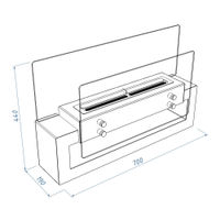 Биокамин Royal Thermo RTBFP-W700TG Taiga — 7