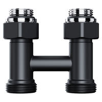 Узел нижнего подключения Royal Thermo Design RANDP11234BL прямой 1/2"х3/4" EK (черный) — 5