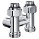 Узел нижнего подключения Royal Thermo Design прямой 1/2"х3/4"EK (хром) RANDP11234CH