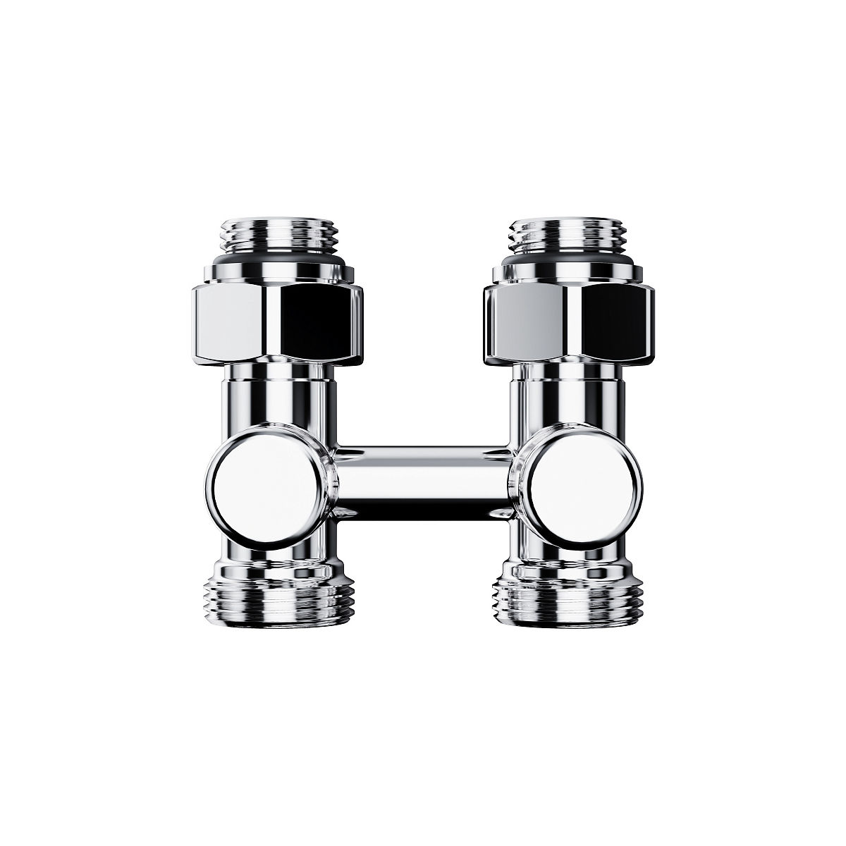 Узел нижнего подключения Royal Thermo Design прямой 1/2"х3/4"EK (хром) RANDP11234CH