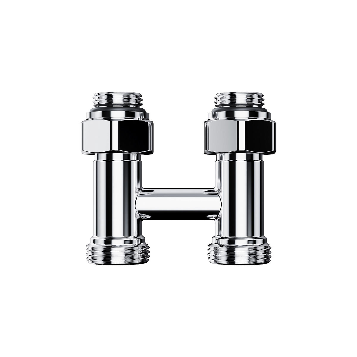 Узел нижнего подключения Royal Thermo Design прямой 1/2"х3/4"EK (хром) RANDP11234CH