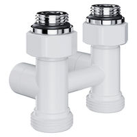 Узел нижнего подключения Royal Thermo Design RANDP11234WH прямой 1/2"х3/4" EK (белый) — 2