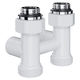Узел нижнего подключения Royal Thermo Design прямой 1/2"х3/4" EK (белый) RANDP11234WH