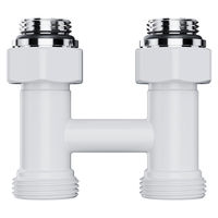 Узел нижнего подключения Royal Thermo Design RANDP11234WH прямой 1/2"х3/4" EK (белый) — 5