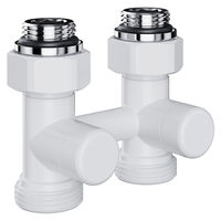 Узел нижнего подключения Royal Thermo Design RANDP11234WH прямой 1/2"х3/4" EK (белый) — 1