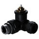 Набор термостатический трехосевой Royal Thermo Design Pro 15мм М30х1,5 (Черный) RATVXT11215BL