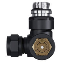 Набор термостатический трехосевой Royal Thermo Design Pro RATVXT11215BL 15мм М30х1,5 (черный) — 4