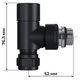 Набор термостатический трехосевой Royal Thermo Design Pro 15мм М30х1,5 (Черный) RATVXT11215BL