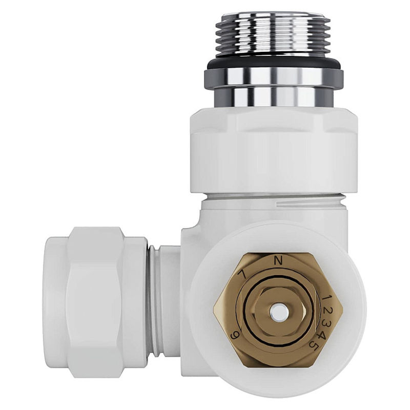Набор термостатический трехосевой Royal Thermo Design Pro RATVXT11215WH 15мм М30х1,5 (белый)