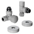 Набор термостатический трехосевой Royal Thermo Design Pro 15мм М30х1,5 (Белый) RATVXT11215WH