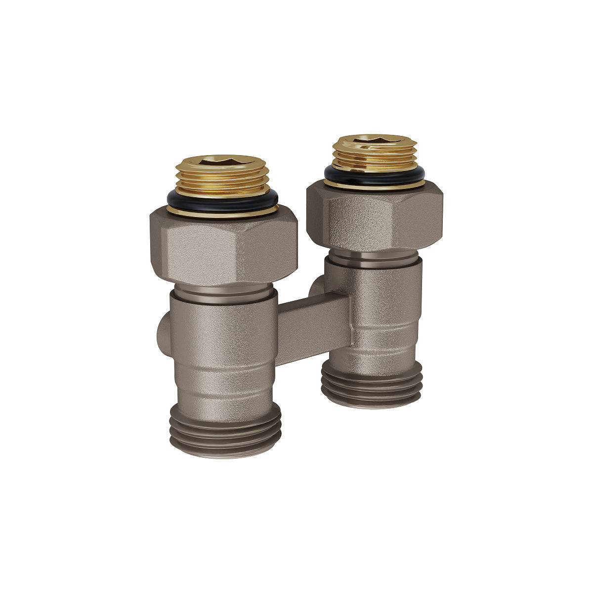 Узел нижнего подключения Royal Thermo прямой 1/2"х3/4"EK RTE 07.00001А