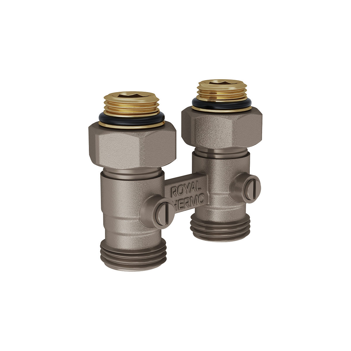 Узел нижнего подключения Royal Thermo прямой 1/2"х3/4"EK RTE 07.00001А