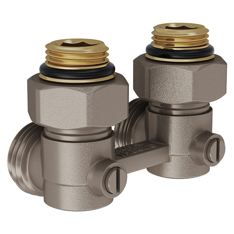 Узел нижнего подключения Royal Thermo угловой RTE 07.00002А 1/2"х3/4"EK