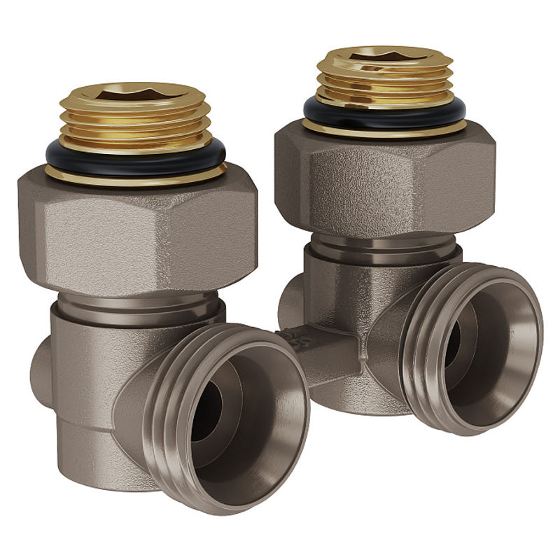 Узел нижнего подключения Royal Thermo угловой RTE 07.00002А 1/2"х3/4"EK