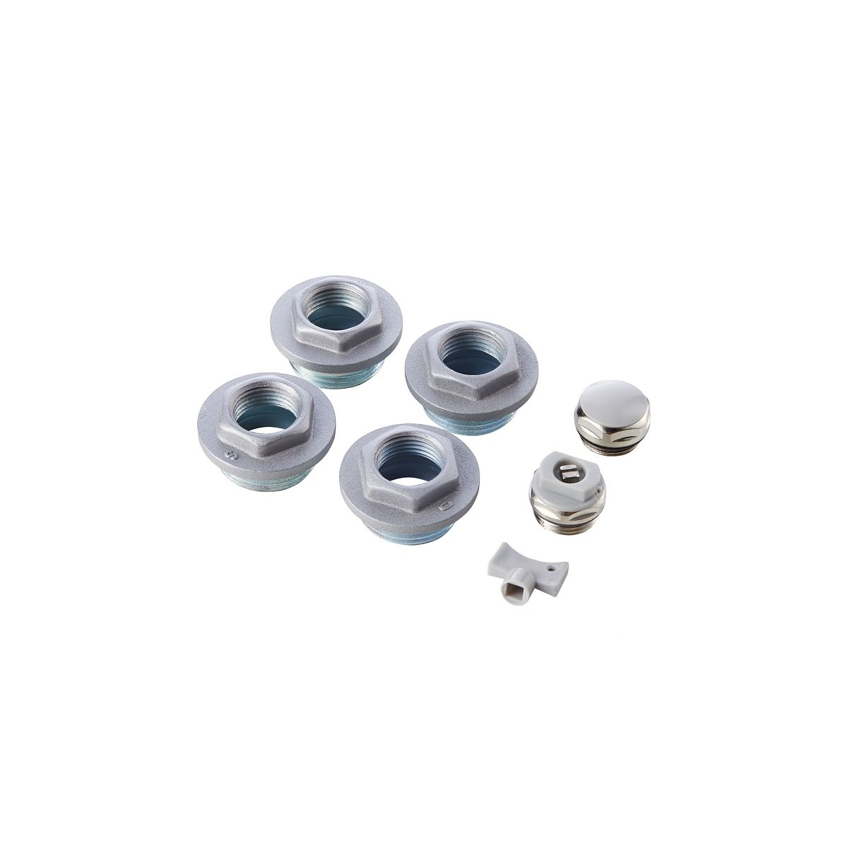 Набор присоединительный Royal Thermo 1/2'' silver