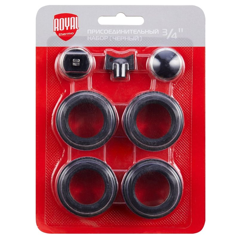 Набор присоединительный Royal Thermo RT03.1-1 3/4'' black