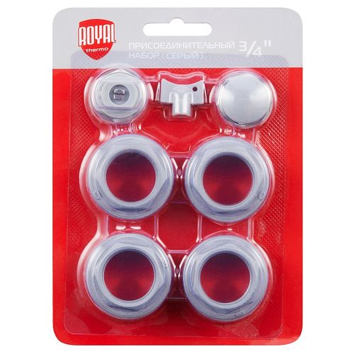 Набор присоединительный Royal Thermo RT03.1-2 3/4'' silver