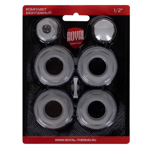 Комплект монтажный Royal Thermo RT1/2S 1”х 1/2" серебристый
